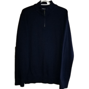 Robert Graham Knit Pullover Quarter Zip Sweater Size XXL